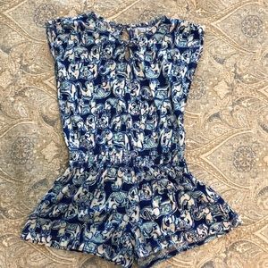 Lilly Pulitzer “Get Trunky” romper. Size L (8-10)